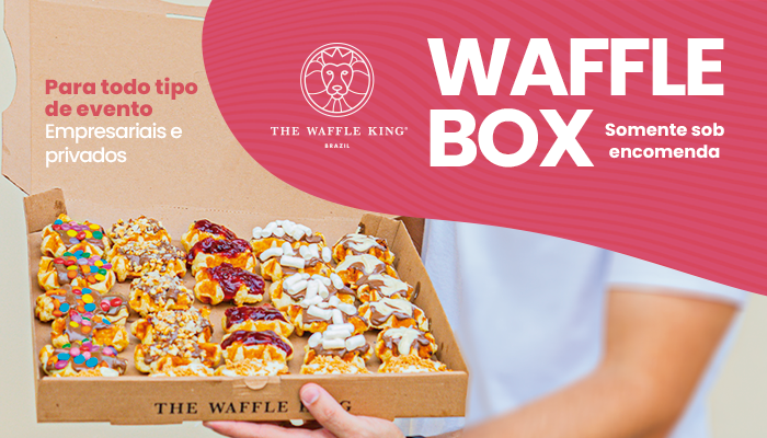 Seja o Rei do seu evento com The Waffle King!