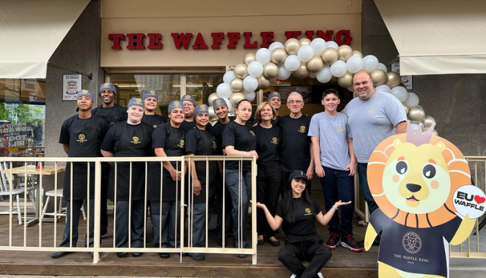 The Waffle King chega ao marco de 100 lojas inauguradas