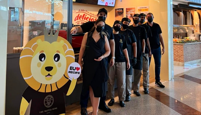 The Waffle King inaugura 1ª franquia em Recife