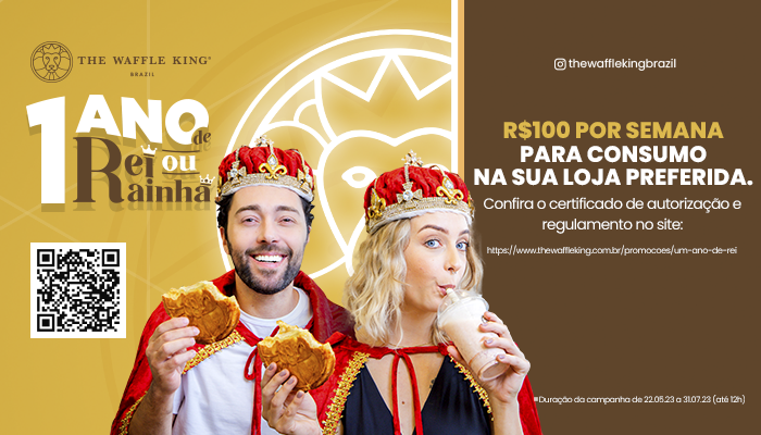 Concorra a um ano de The Waffle King GRÁTIS!