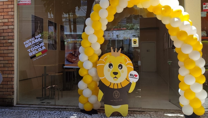 The Waffle King celebra 4ª franquia no Paraná 