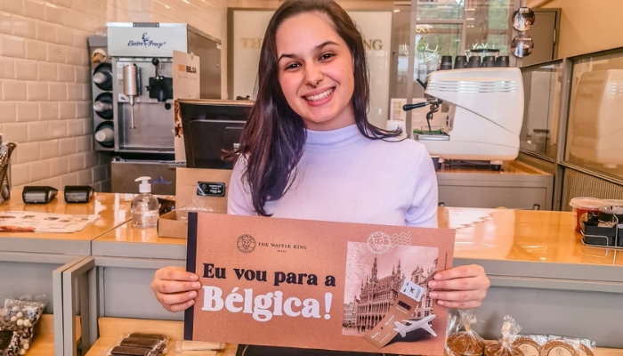 A grande vencedora da campanha Waffle Lover a Bordo vai para a Bélgica!