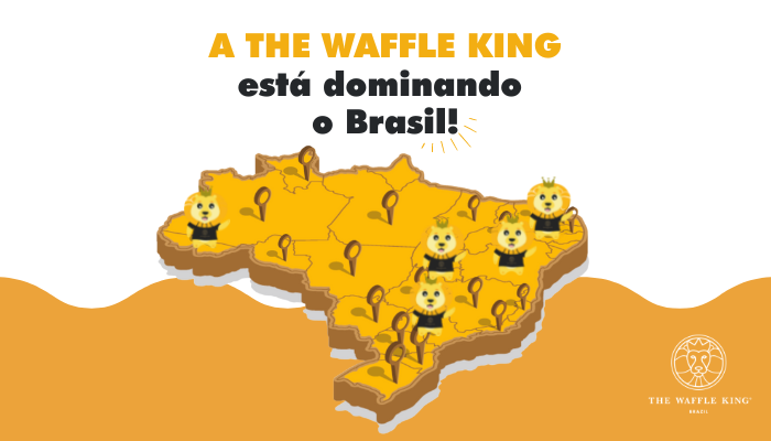 Franquia de waffles inaugura 5 lojas simultaneamente pelo país